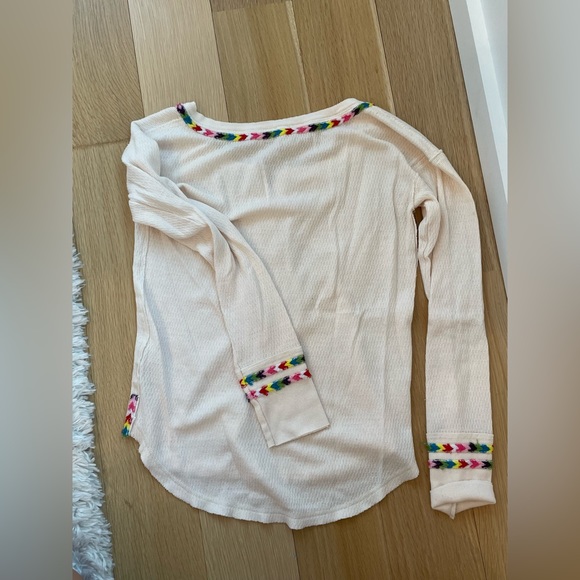 free people embroidered henly - Picture 2 of 3